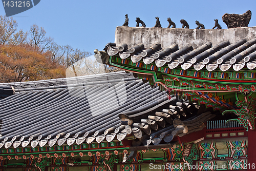 Image of Roofs at a korean temple