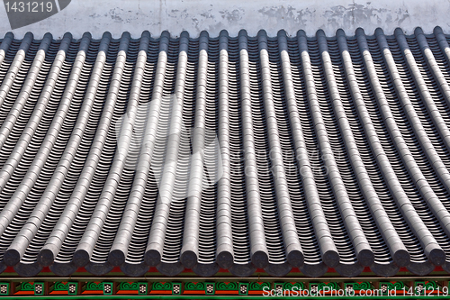 Image of Asian temple roof