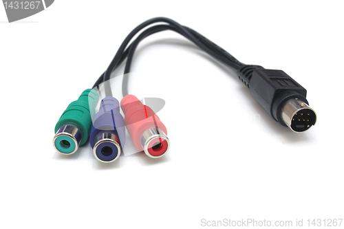 Image of audio video cables