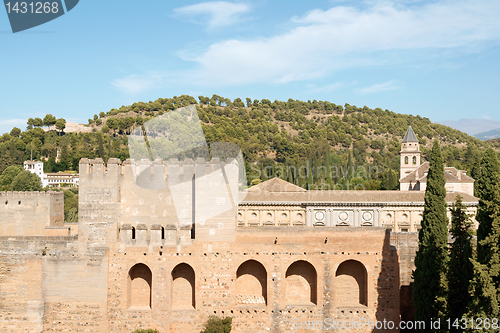 Image of The Alhambra in Granada, Spain