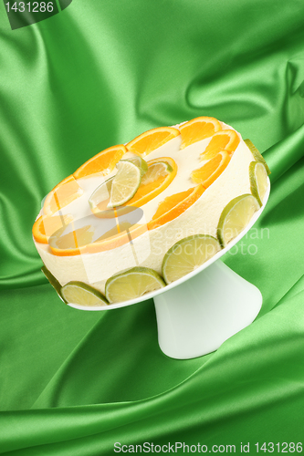 Image of Lime and orange bavarian cream (bavarese)