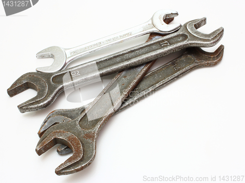 Image of Stainless Steel Wrench close up