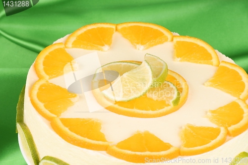 Image of Lime and orange bavarian cream (bavarese)