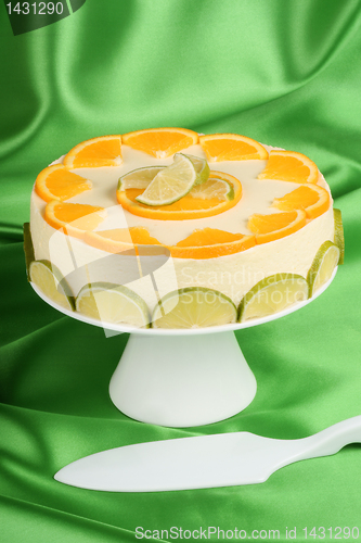 Image of Lime and orange bavarian cream (bavarese)