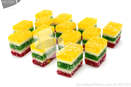 Image of Multi-coloured fruit candy