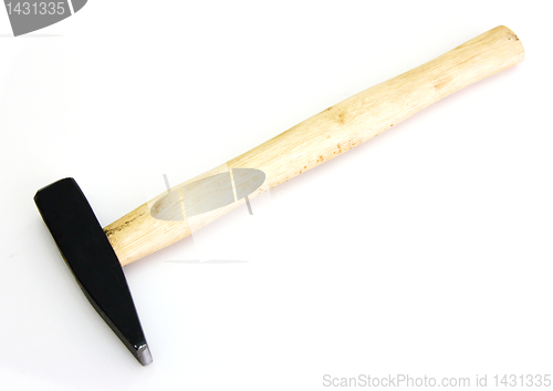Image of hammer isolated on the white background