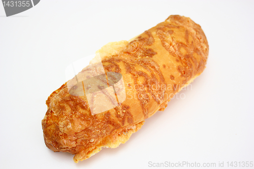 Image of The ruddy long loaf of bread 