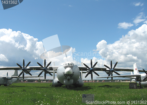 Image of Moscow, Monino, Russia, the plane of war an a parking