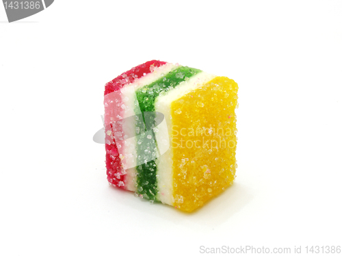 Image of Multi-coloured fruit candy