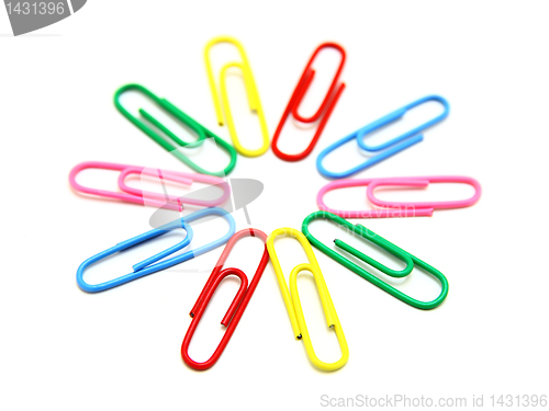 Image of Flower from paper clips