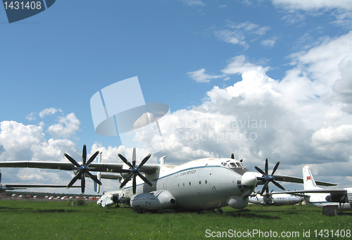 Image of Moscow, Monino, Russia, the plane of war an a parking