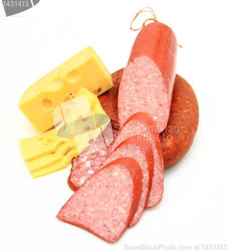 Image of Fresh sausage with cheese