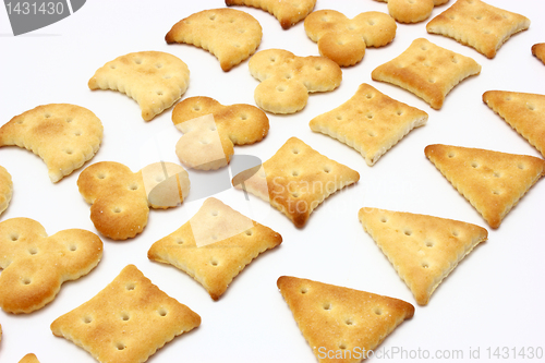 Image of salted crackers