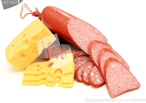 Image of Fresh sausage with cheese 