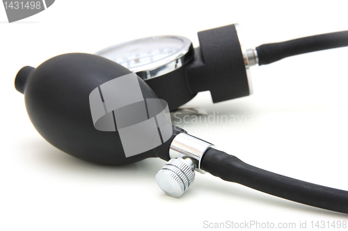 Image of Black Tomometer Isolated on a White Background