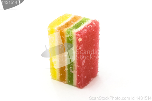 Image of Multi-coloured fruit candy, fruit jelly
