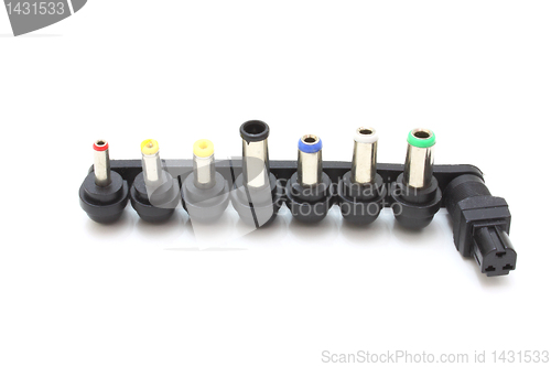 Image of set of eight various patchplug