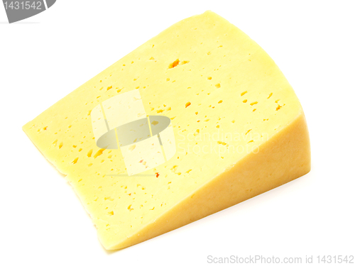 Image of A piece of Swiss cheese