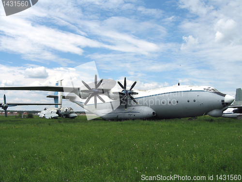 Image of Moscow, Monino, Russia, the plane of war an a parking