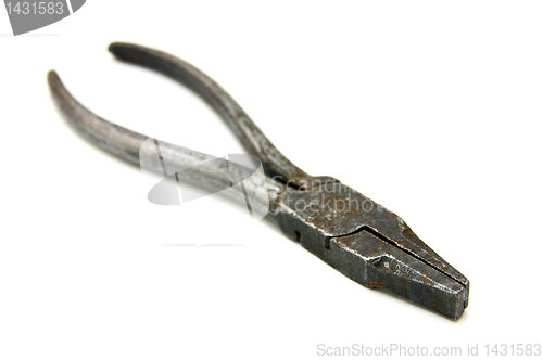Image of Flat-nose pliers  on a white background