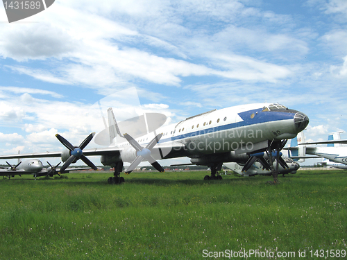 Image of Moscow, Monino, Russia, the plane of war an a parking