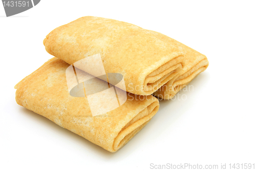 Image of fried pancakes stuffed