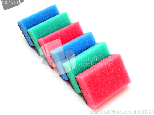 Image of Multicolored sponges