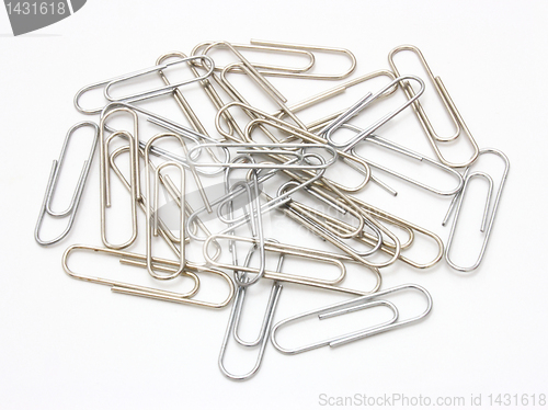 Image of Writing metal paper clips