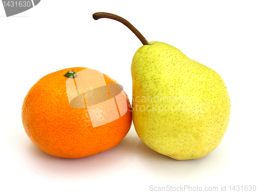 Image of Mixed Fruits Isolated on White