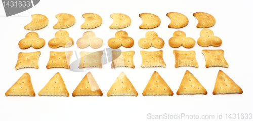 Image of salted crackers