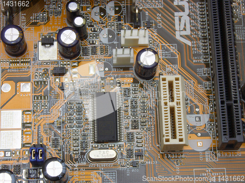 Image of Close-up mother board