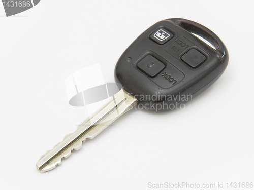 Image of Car key, object isolated on white background .