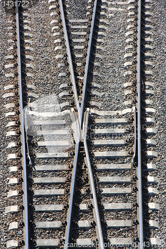 Image of Railway Tracks and Switch