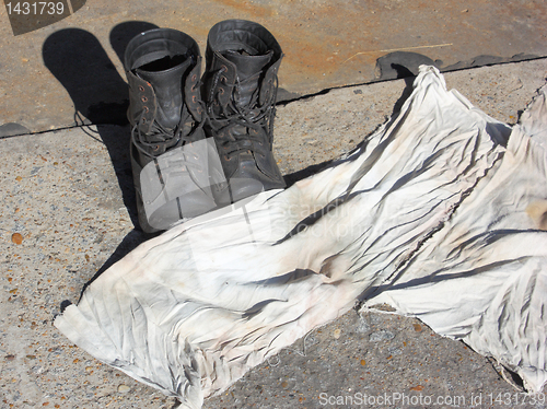 Image of Soldier's boots