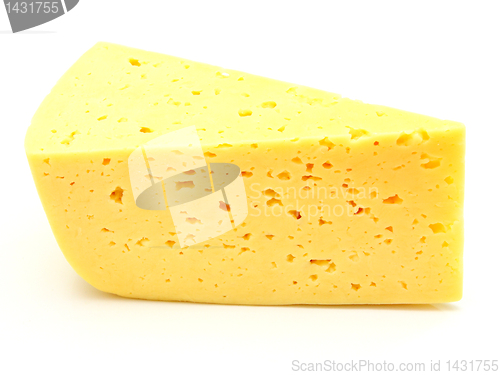 Image of A piece of Swiss cheese