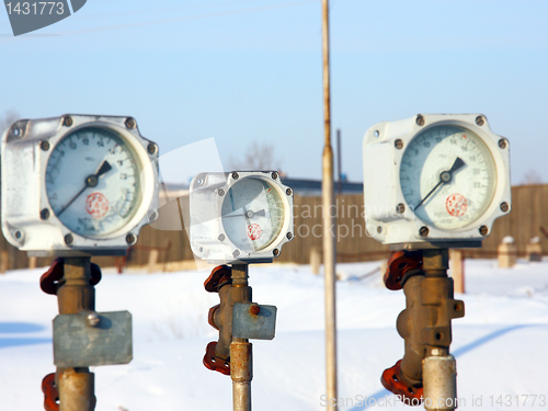 Image of Old gas manometer 