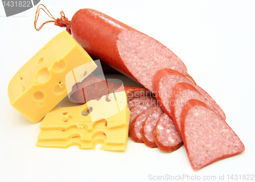 Image of Fresh sausage with cheese 