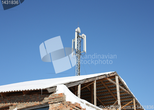 Image of Antenna mobile communication.