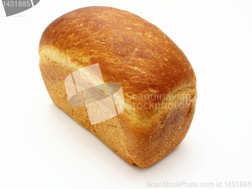 Image of The ruddy long loaf of bread 