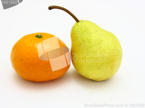 Image of Mixed Fruits Isolated on White