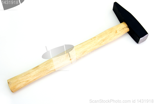 Image of hammer isolated on the white background