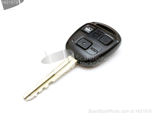 Image of The key from the car with buttons 