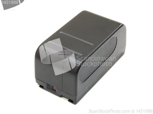 Image of The black small rectangular accumulator