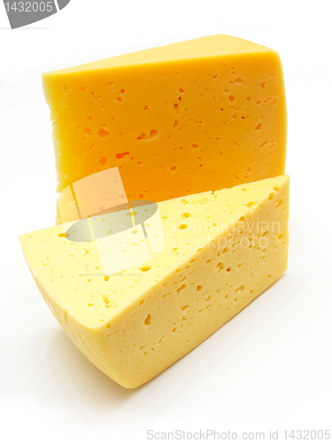 Image of A piece of Swiss cheese