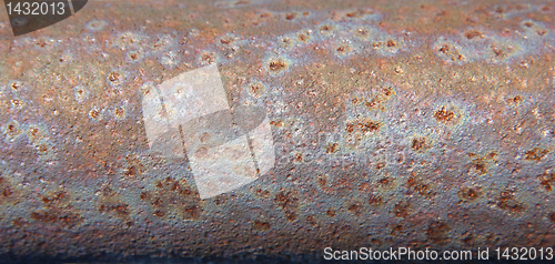 Image of rust on metal sheet for background