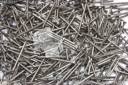 Image of metal different nails 