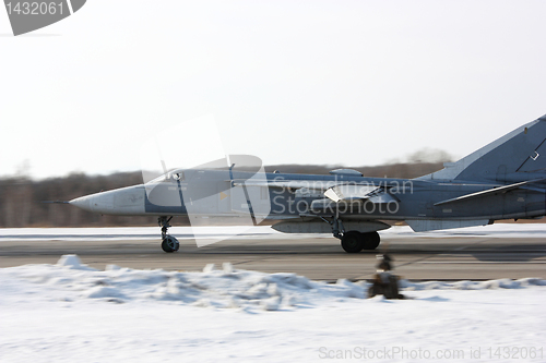 Image of Su-24 Fencer on take off