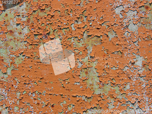 Image of rusty metal background closeup