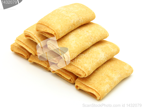 Image of fried pancakes stuffed is