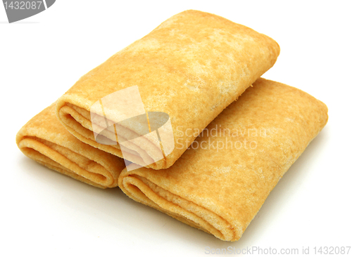 Image of fried pancakes stuffed 